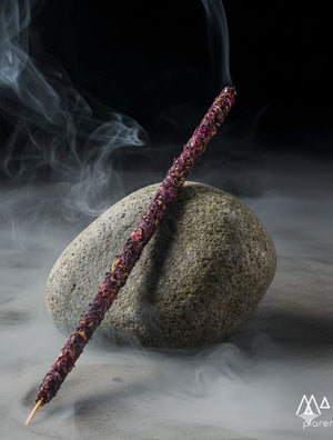 Incienso de copal y pétalos de rosa
